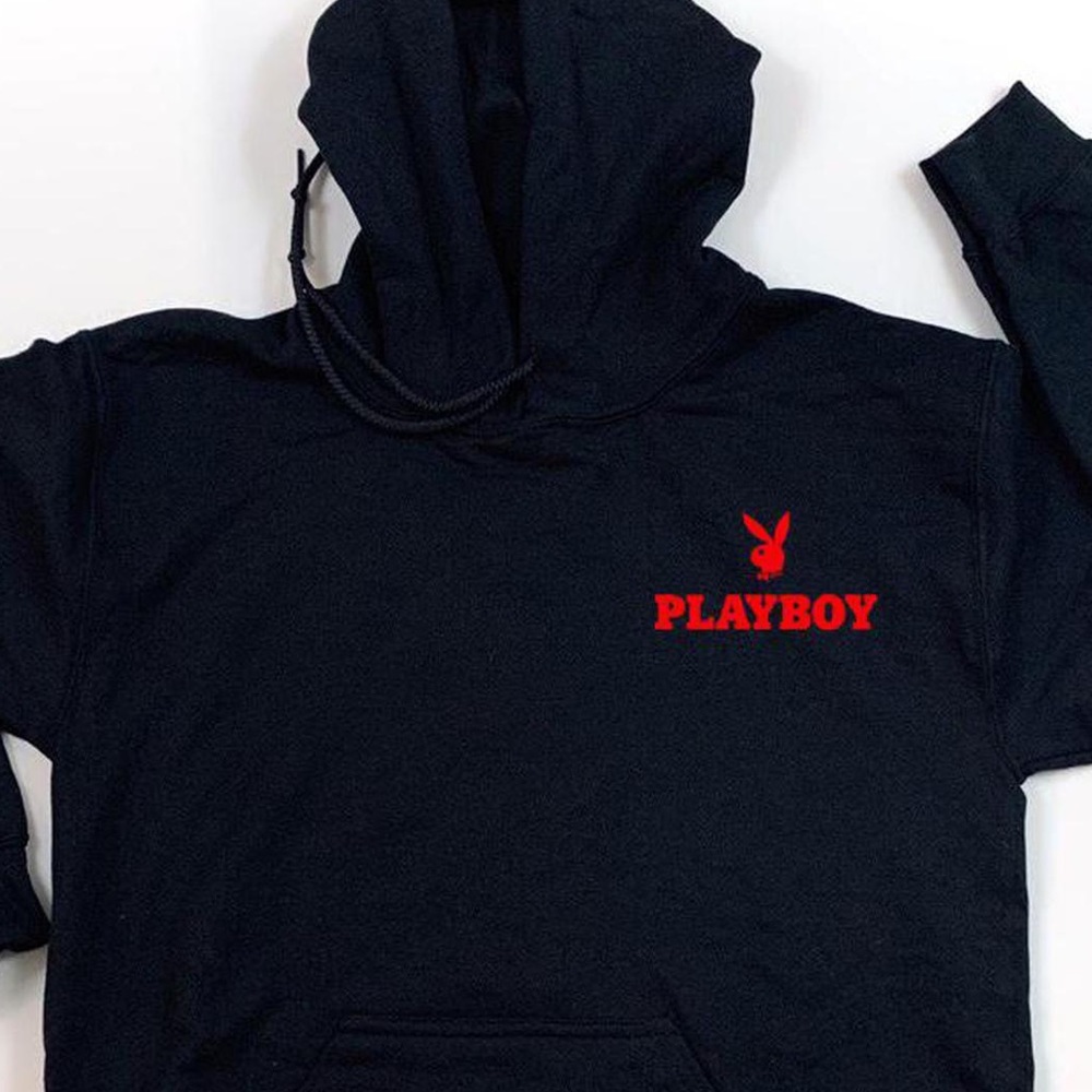 Black playboy hoodie - Picture 3 of 3